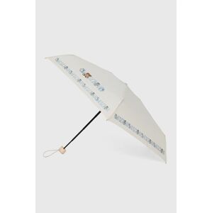 Deštník Moschino krémová barva