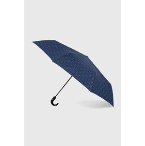 Deštník Moschino tmavomodrá barva
