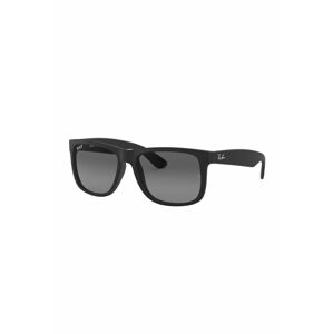 Sluneční brýle Ray-Ban JUSTIN pánské, černá barva, 0RB4165
