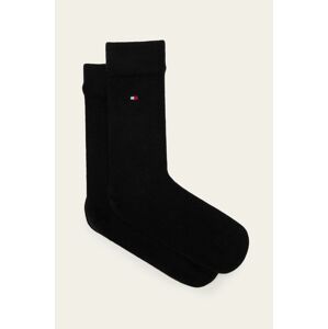 Dětské ponožky Tommy Hilfiger (2-pak) černá barva