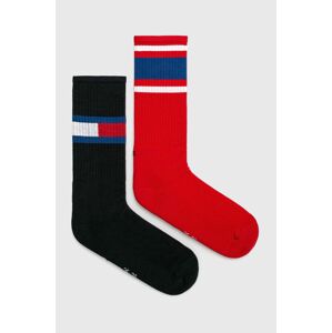 Dětské ponožky Tommy Hilfiger ( 2-pak) tmavomodrá barva