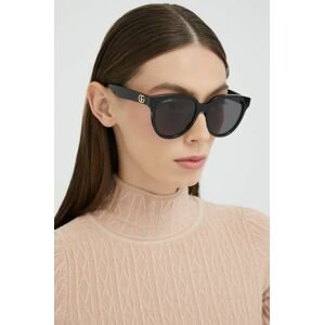 Sluneční brýle Gucci dámské, černá barva