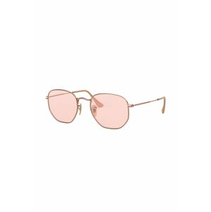 Sluneční brýle Ray-Ban pánské, růžová barva