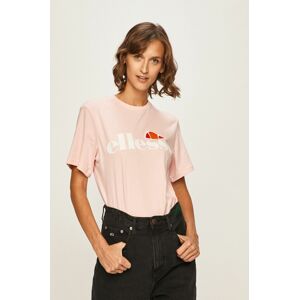 Bavlněné tričko Ellesse růžová barva, SGS03237-White