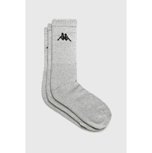 Ponožky Kappa šedá barva