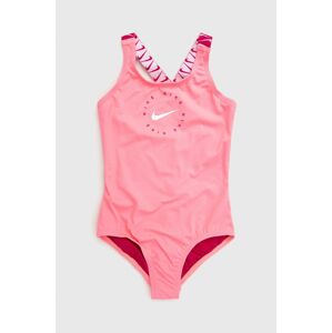 Dětské plavky Nike Kids růžová barva