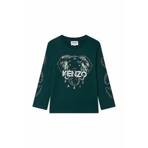 KENZO KIDS - Dětská bavlněná košile s dlouhým rukávem