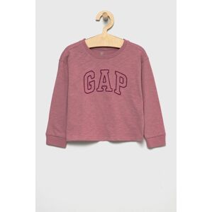 GAP - Dětská bavlněná košile s dlouhým rukávem