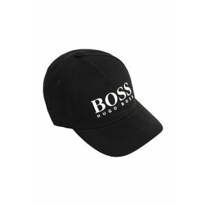 Kšiltovka Boss černá barva, s aplikací