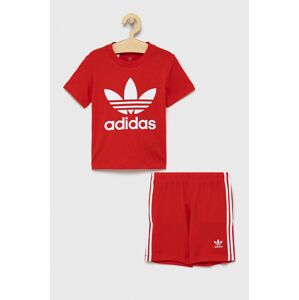 Dětská souprava adidas Originals H35556 červená barva