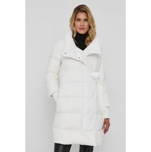 Péřová bunda MAX&Co. dámská, bílá barva, zimní