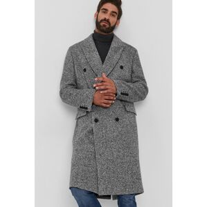 Kabát Drykorn Skye pánský, šedá barva, přechodný