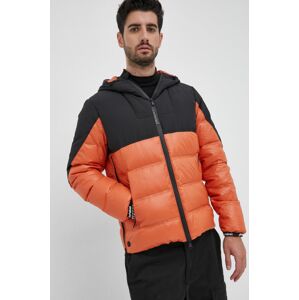 Péřová bunda After Label pánská, oranžová barva, zimní