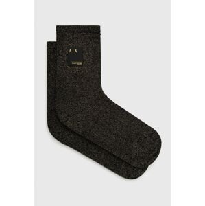 Ponožky Armani Exchange dámské, černá barva