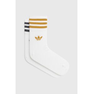 Ponožky adidas Originals H37063 dámské, bílá barva