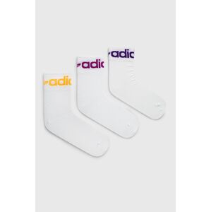 Ponožky adidas Originals (3-pack) dámské, bílá barva