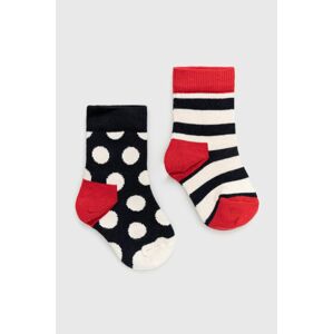 Happy Socks - Dětské ponožky Stripe (2-pak) ( 2-pak)