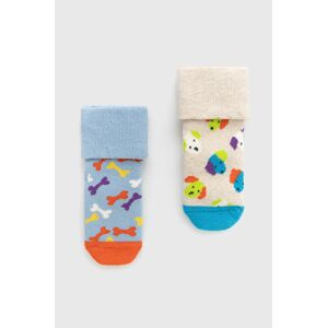 Happy Socks - Dětské ponožky Dog Terry (2-Pack)