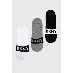 Ponožky Dkny (3-pack) pánské, šedá barva