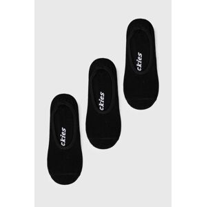 Ponožky Dickies (3-pack) černá barva, DK0A4XJZBLK-BLACK