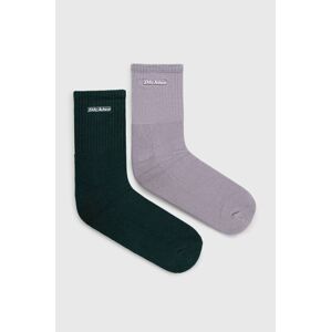 Ponožky Dickies (2-pack) zelená barva