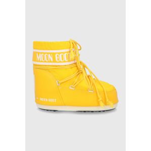 Sněhule Moon Boot žlutá barva