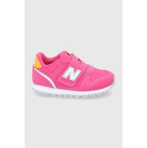 Dětské boty New Balance IZ373WP2 růžová barva