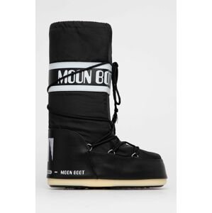 Kotníkové boty Moon Boot pánské, černá barva