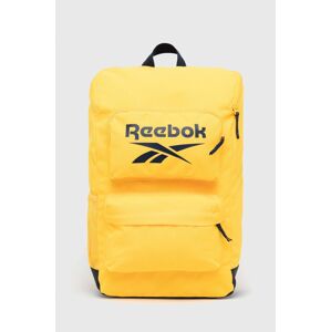 Dětský batoh Reebok H21120 žlutá barva, velký, s potiskem
