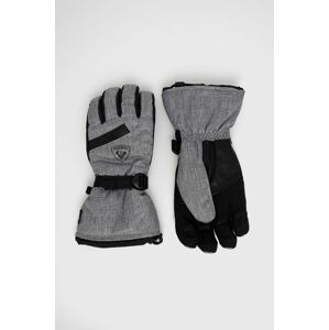 Lyžařské rukavice Rossignol šedá barva