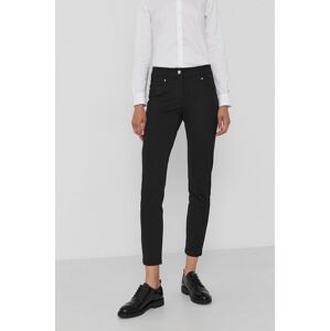 Kalhoty Pennyblack dámské, černá barva, přiléhavé, medium waist