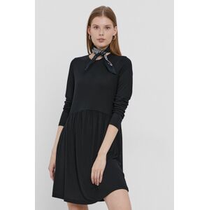 Šaty Jacqueline de Yong černá barva, mini, jednoduché