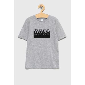 Boss - Dětské bavlněné tričko