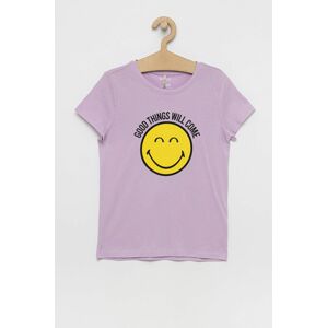 Kids Only - Dětské bavlněné tričko x Smiley