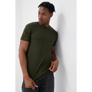 Tričko Produkt by Jack & Jones pánské, zelená barva, hladké