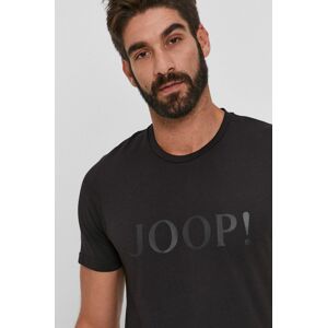 Bavlněné tričko Joop! černá barva, s potiskem