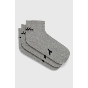 Ponožky Diadora ( 3-pak) dámské, šedá barva