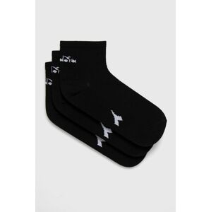 Ponožky Diadora ( 3-pak) dámské, černá barva