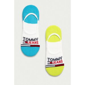Ponožky Tommy Jeans ( 2-pak) zelená barva