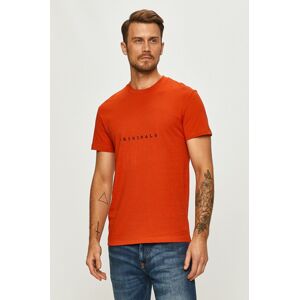 Tričko Jack & Jones oranžová barva, s aplikací