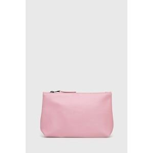 Kosmetická taška Rains 15600 Cosmetic Bag růžová barva