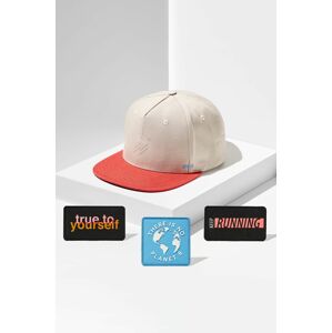 Čepice Next generation headwear krémová barva, s aplikací