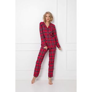 Pyžamo Aruelle Darla dámské, červená barva, bavlněné