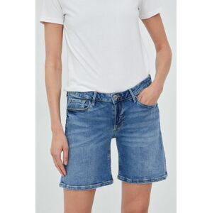 Džínové šortky Cross Jeans dámské, hladké, medium waist