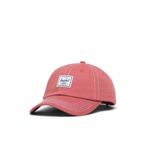 Čepice Herschel růžová barva, s aplikací