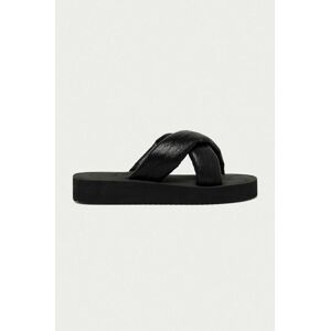 Pantofle Flip*Flop dámské, černá barva, na platformě