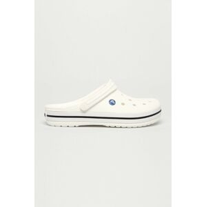 Pantofle Crocs Crocband pánské, bílá barva, 11016