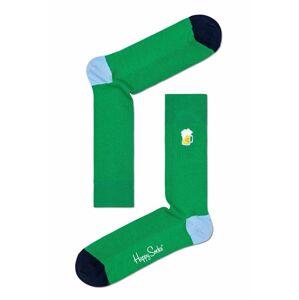 Happy Socks - Ponožky Ribbed Embroidery Beer