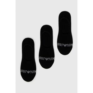 Ponožky Emporio Armani pánské, černá barva