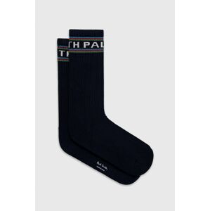 Ponožky PS Paul Smith pánské, tmavomodrá barva